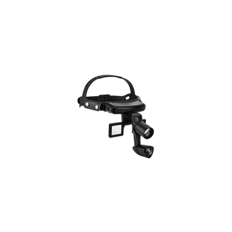 LÁMPARA FRONTAL QUIRÚRGICA LED AJUSTABLE CON LUPA – L202-8A