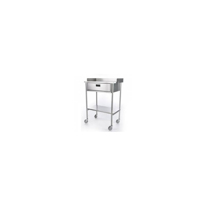 MESA PASTEUR CLASE C CON CAJON ACERO INOXIDABLE