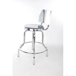 BANCO TUBULAR CROMADO CON RESPALDO – BNTCRES