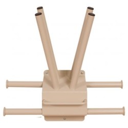 PORTAMANDIL DE PARED PARA SOPORTE DE GUANTE PROTECTOR DE TIROIDES Y MANDIL – JD821